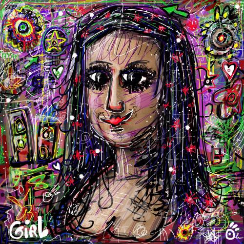 Girl - 70 x 70