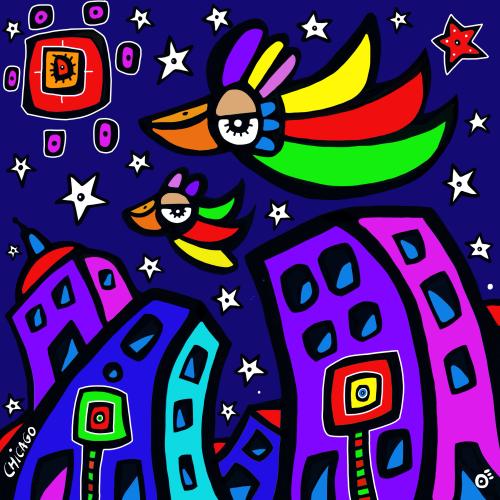 Chicago - 70 x 70
