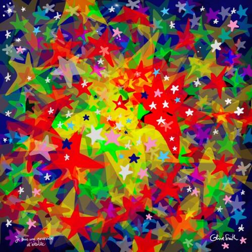 Je suis une poussière d'étoile - 40 x 40